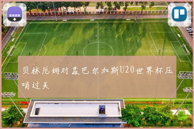 贝林厄姆对轰巴尔加斯U20世界杯压哨过关