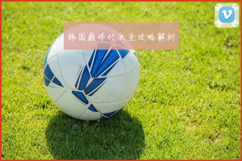 韩国巅峰对决全攻略解析